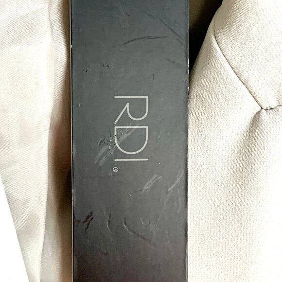 RDI Oversized Boyfriend Double Breasted XL Notched Collar Career Jacket Gray - Picture 8 of 13